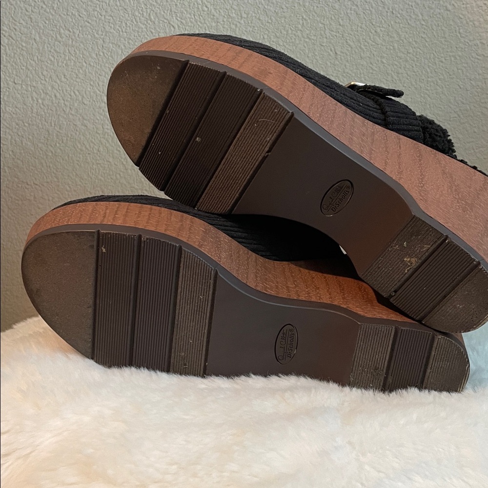 Dr. Scholl's Black and Brown Mules with Buckle size 8.5 - Picture 9 of 9